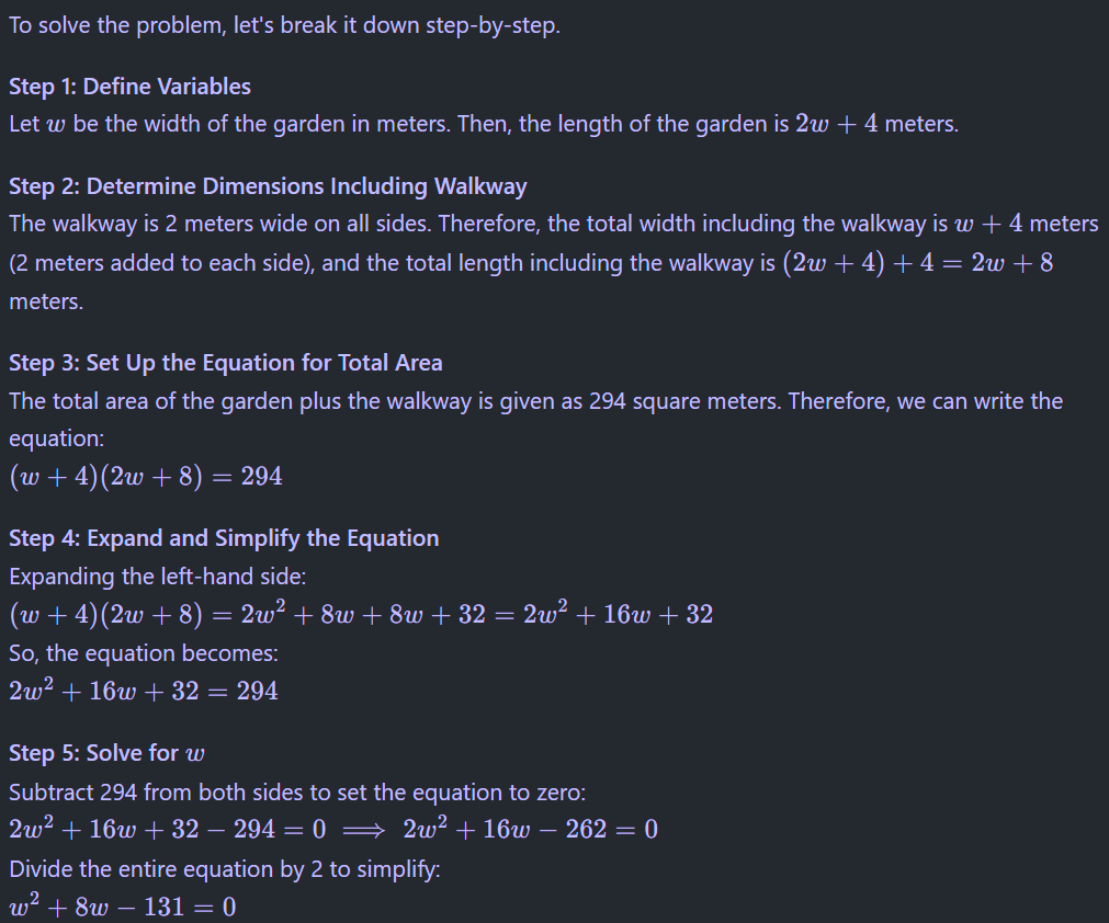 Crystal-Think solving complex garden problem - Part 1